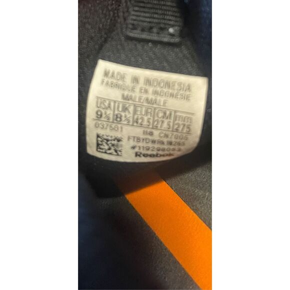 Reebok Mens Black Gray Hydrorush Cross Running Shoes Sneakers Size 9.5 - Picture 7 of 10